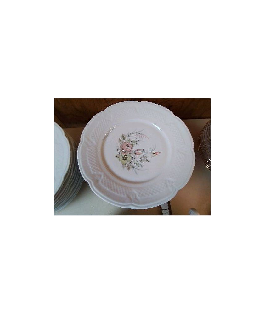 LOT DE 12 ASSIETTES EN PORCALAINE