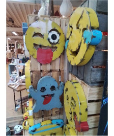 EMOJIS 30CM MÉTALLIQUE 