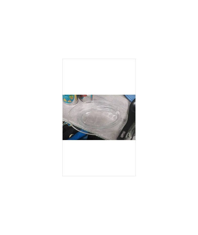 PLAT VERRE OVALE 