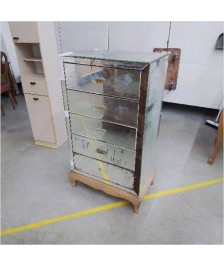 MEUBLE 5 TIROIRS MIROIR 