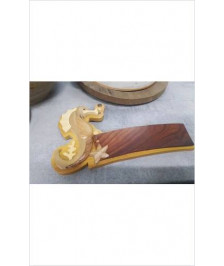 PATERE BOIS HIPPOCAMPE 