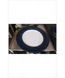 PLAT ROND BLEU 