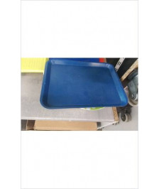 PLATEAU PLASTIQUE BLEU P.M