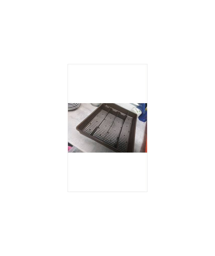 RANGE COUVERTS MARRON 