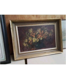 HUILE SUR TOILE 20EME BOUQUET