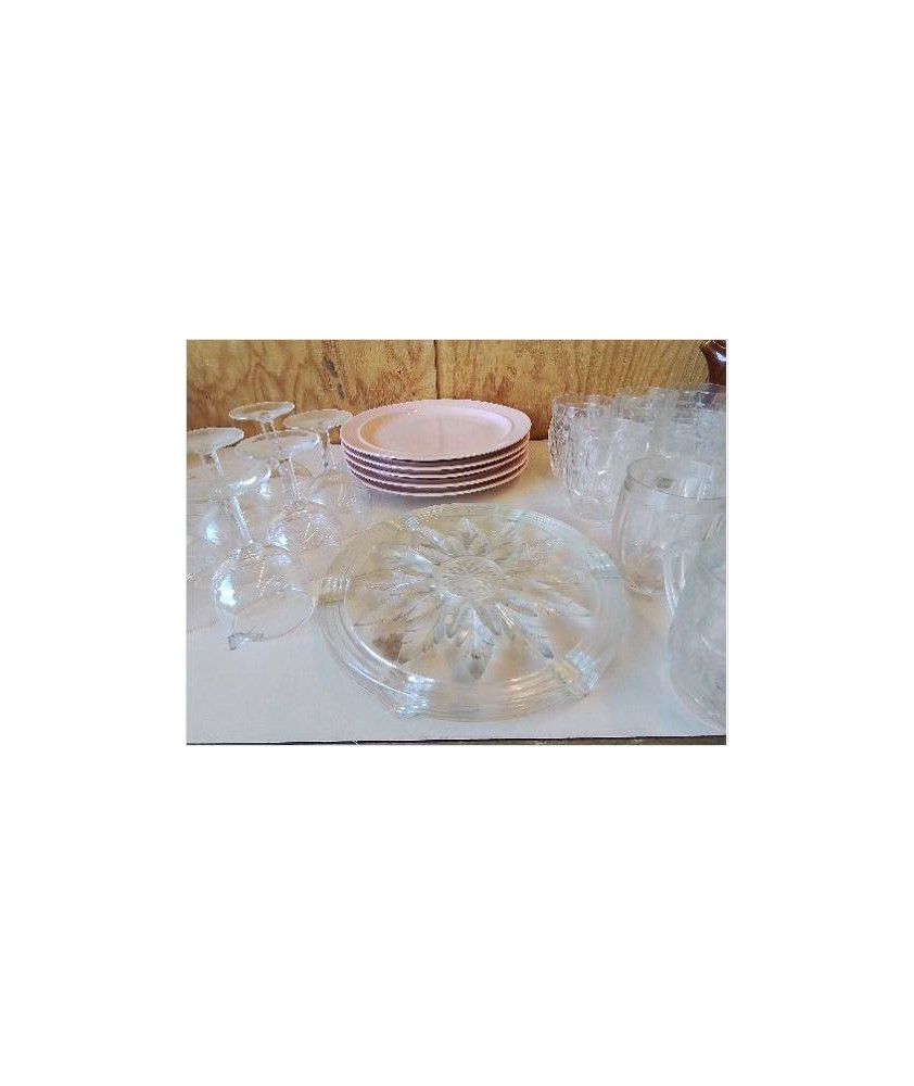 DESSOUS DE PLAT EN VERRE 