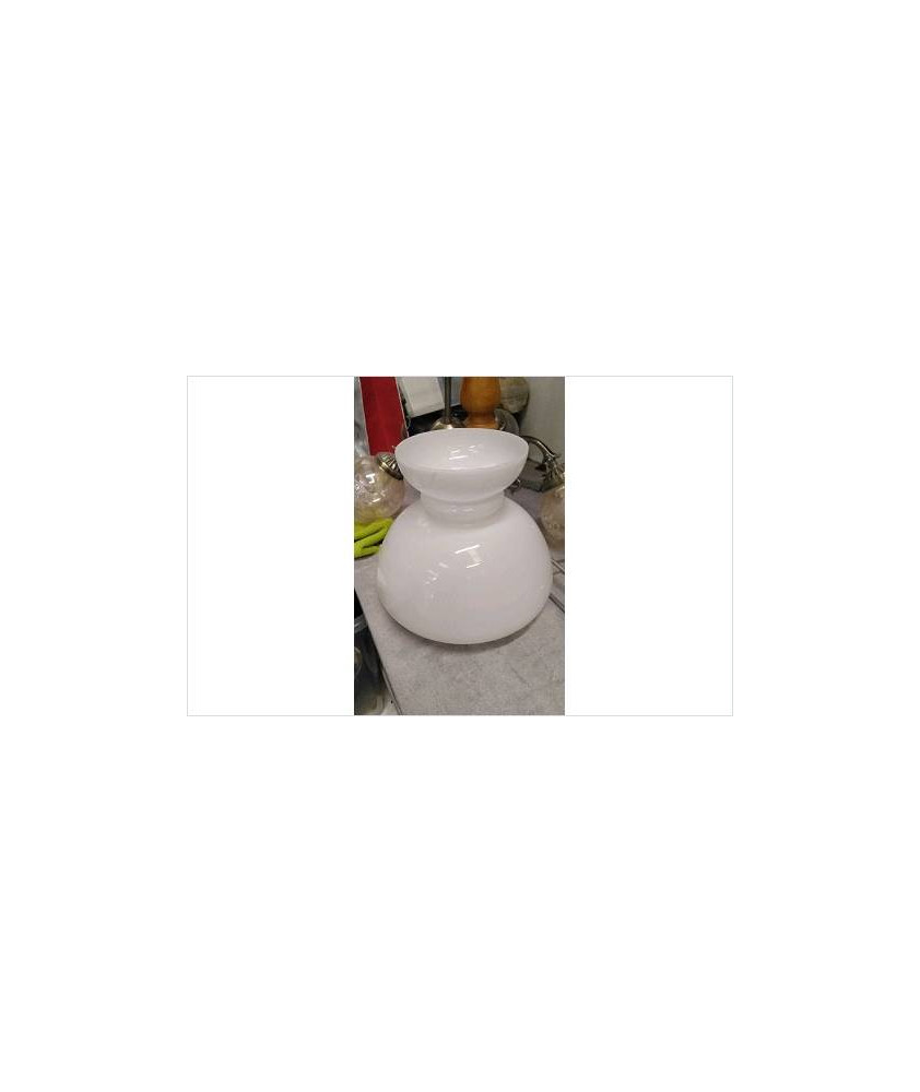 VERRE DE LAMPE OPALINE 