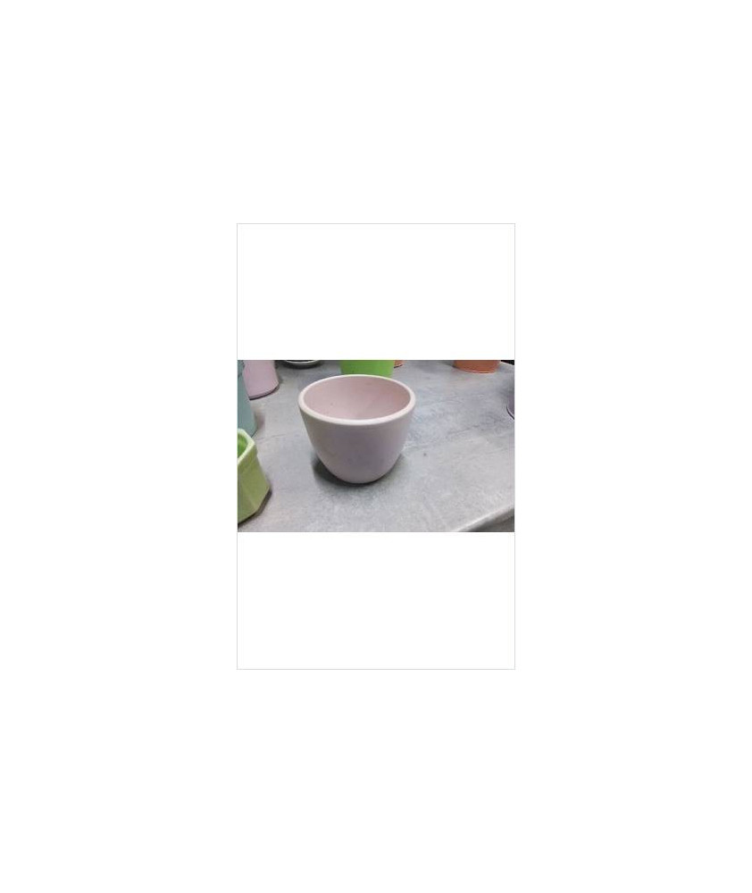 CACHE POT ROSE 