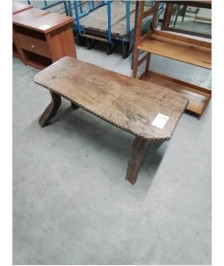 TABLE BASSE RECTANGULAIRE STYLE BRUTALISTE XXE
