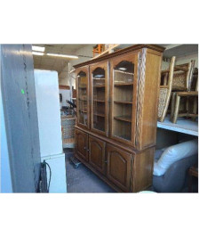 BUFFET BIBLIOTHÈQUE DE STYLE RUSTIQUE