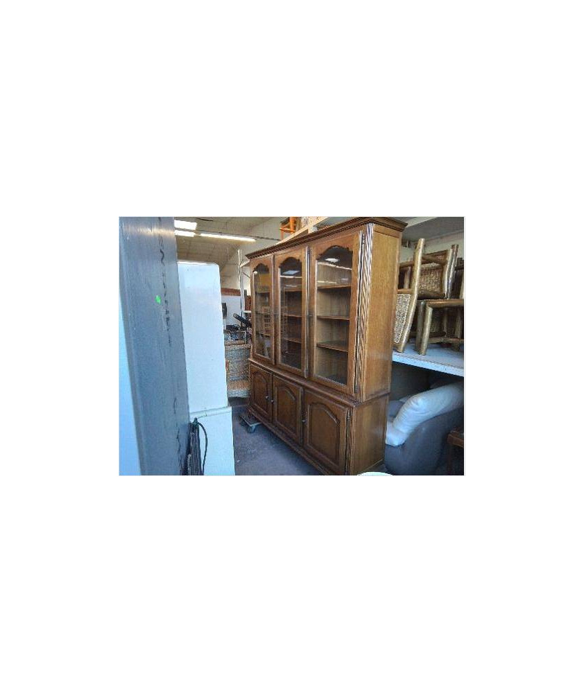 BUFFET BIBLIOTHÈQUE DE STYLE RUSTIQUE