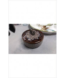 BOITE MARRON RONDE 