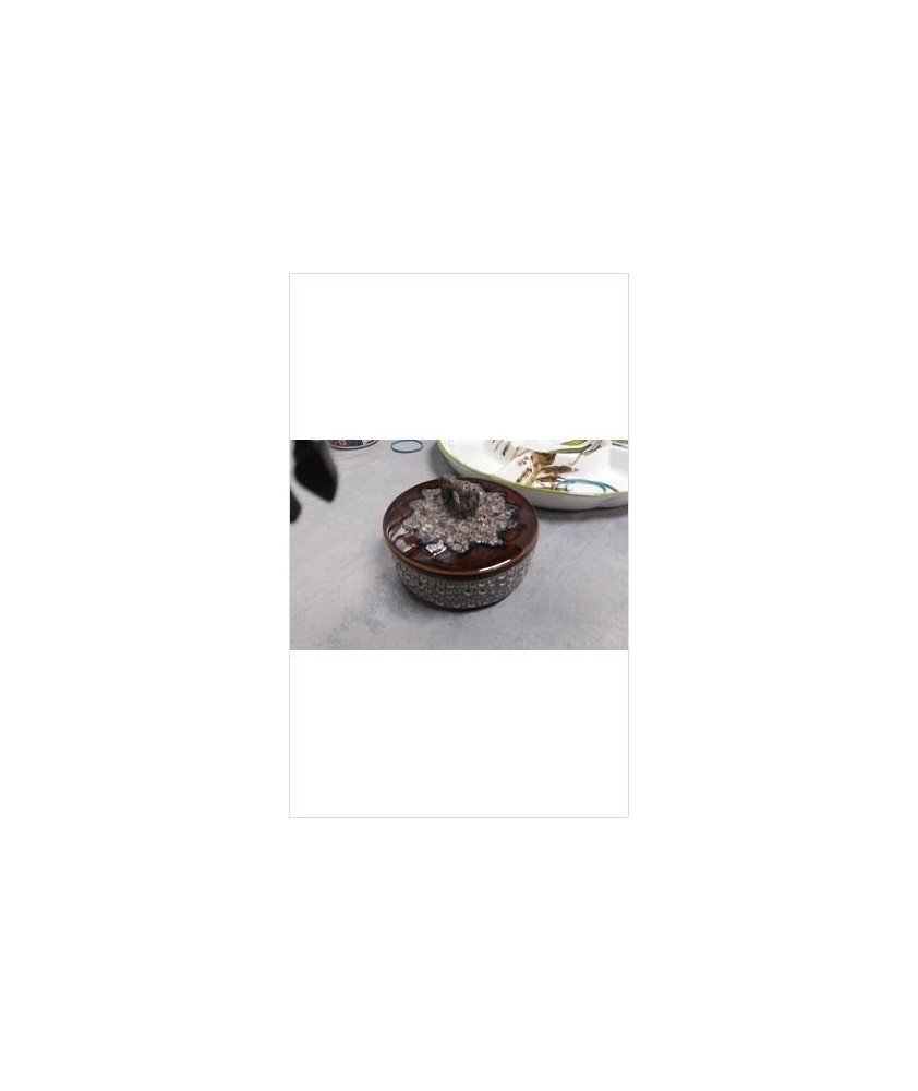 BOITE MARRON RONDE 