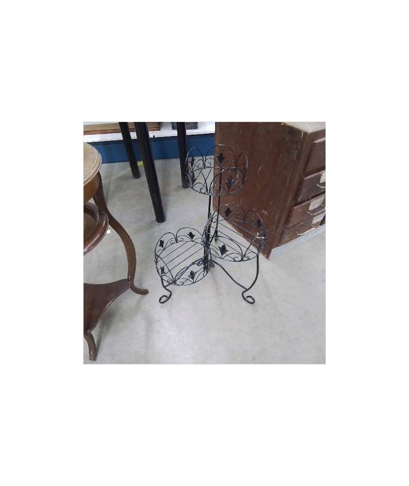 PORTE PLANTES METAL PLIANT