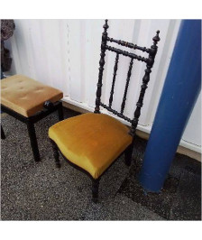 CHAISE COIN DE CHEMINÉE NAPOLEON III
