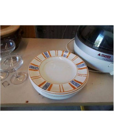 ASSIETTE LONGWY LOT DE 8