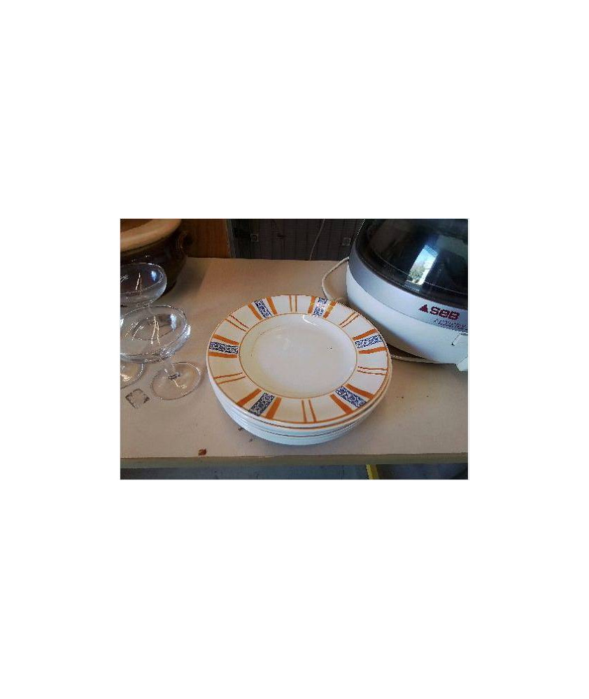 ASSIETTE LONGWY LOT DE 8