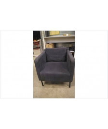 FAUTEUIL TISSU GRIS