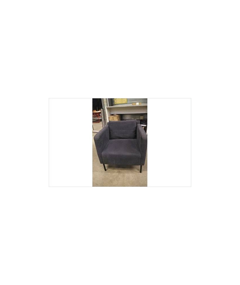 FAUTEUIL TISSU GRIS