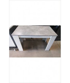TABLE GRISE/BLANCHE 120X67  EN LETAT 