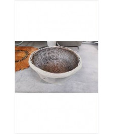 CORBEILLE OSIER TISSU 
