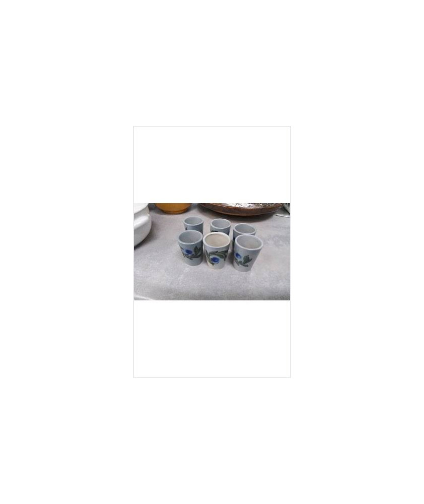 VERRES A LIQUEUR GRES X6 