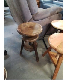 TABOURET A VIS BOIS 