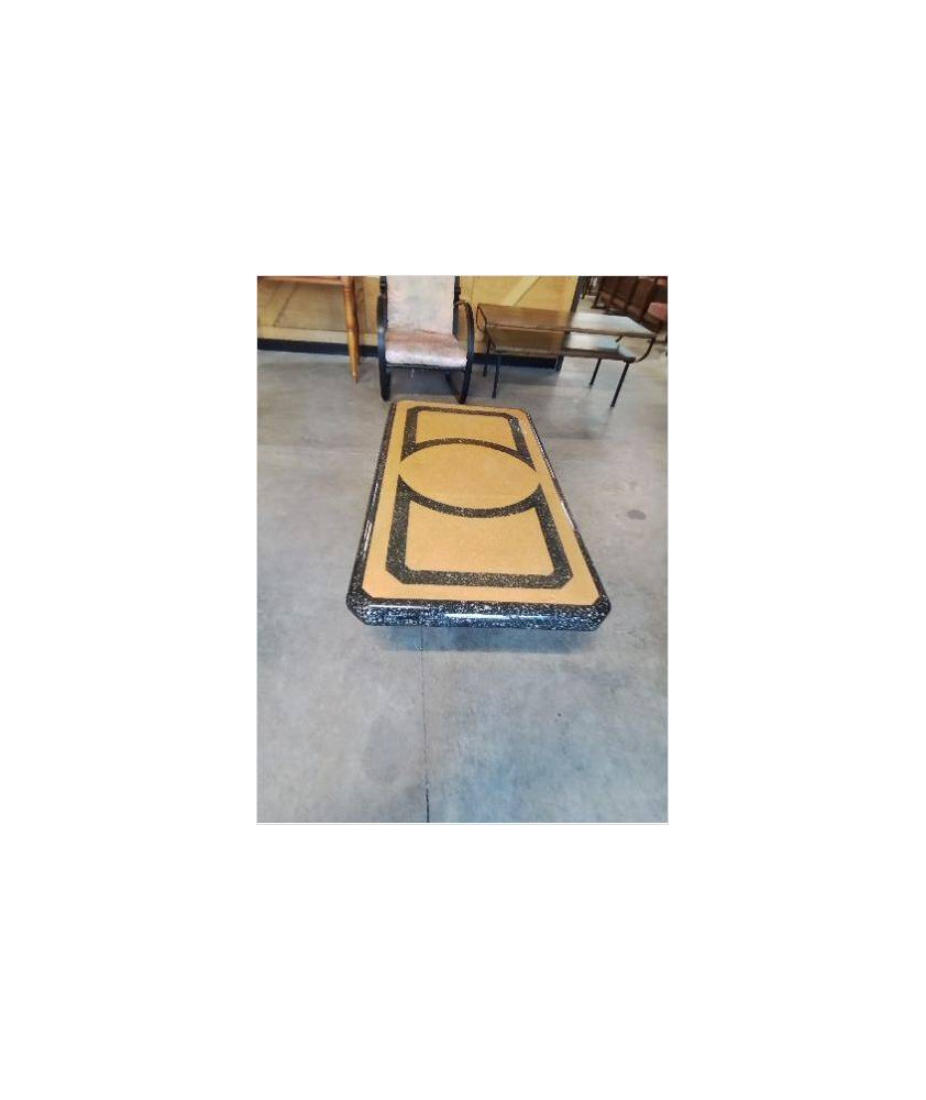 TABLE BASSE RECTANGULAIRE BOIS ANNEES 80 TABLE BASSE RECTANGULAIRE BOIS ANNEES 80