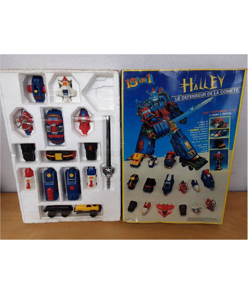 ROBOT HALLEY DÉFENSEUR DE LA COMÈTE ( MANQUE PLASTRON - UNE HÉLICE ET UNE ROUE ) ROBOT HALLEY DÉFENSEUR DE LA COMÈTE ( MANQUE PLASTRON - UNE HÉLICE ET UNE ROUE )