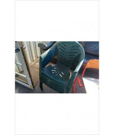 FAUTEUIL DE JARDIN PLASTIQUE VERT 