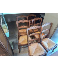 CHAISE PAILLÉE DE STYLE REGEANCE (AL’UNITE)