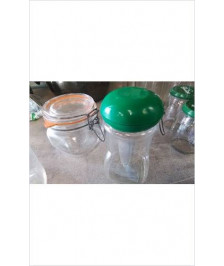 BOCAL PLASTIQUE BOUCHON VERT