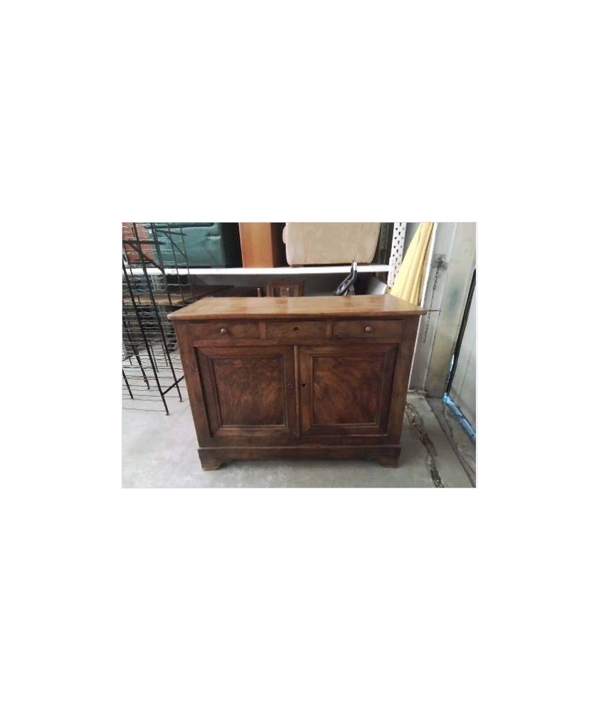 BUFFET EN NOYER DE STYLE LOUIS PHILIPPE