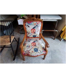 FAUTEUIL EN NOYER RELOOKER 