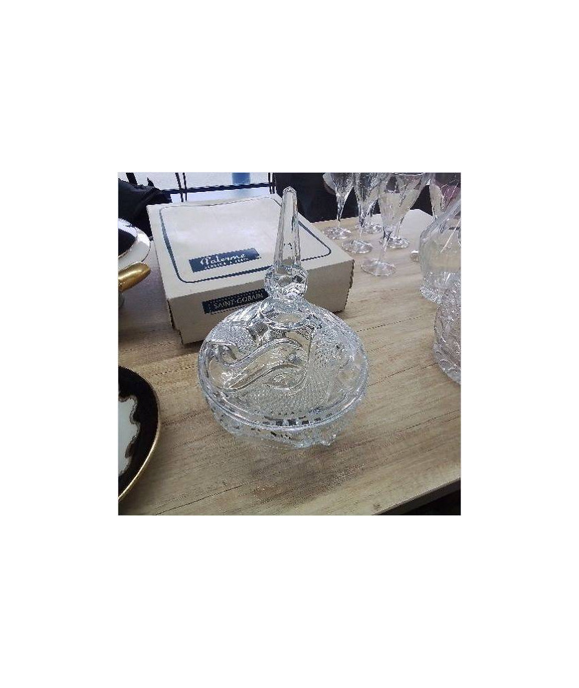BONBONNIERE CRISTAL MOULÉ