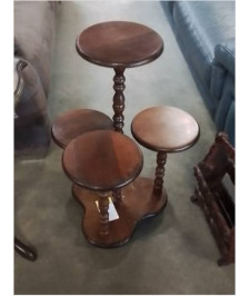PORTE PLANTE BOIS  4 POTS 