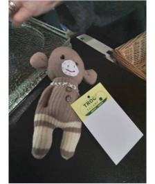 POUPÉE SINGE MARRON