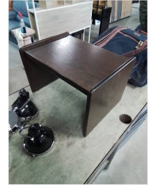 TABLE BASSE BOIS ANNÉES 80