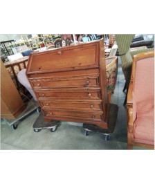 COMMODE SECRÉTAIRE A ABATTANT 4 TIROIRS PIN 