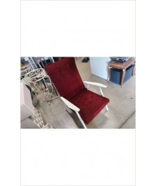 FAUTEUIL BORDEAUX EN LETAT 