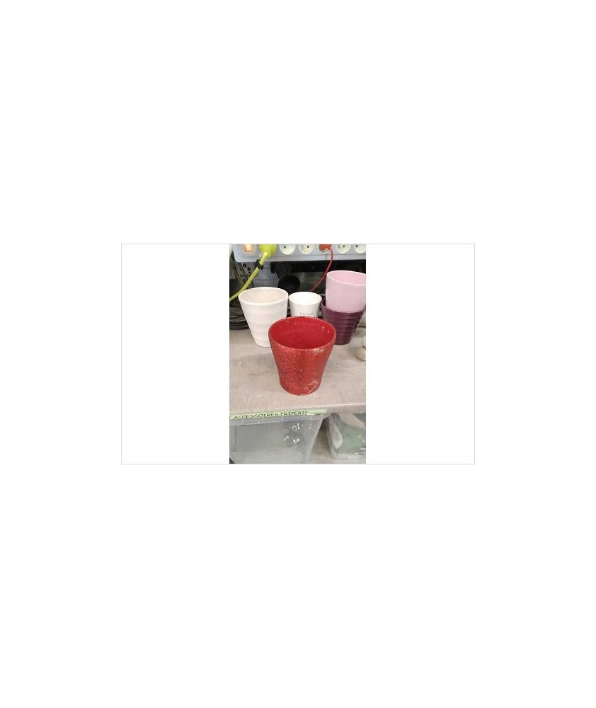POT ROUGE PAILLETÉ 