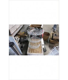 ETAGERE FER BLANC D’ANGLE 