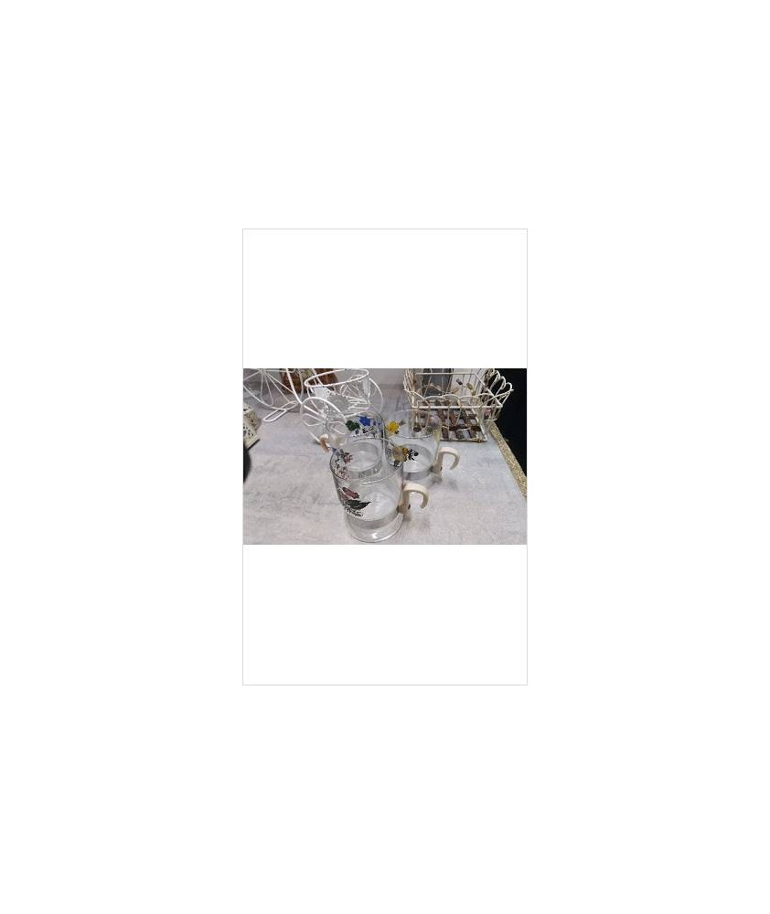 TASSES VERRE X3 