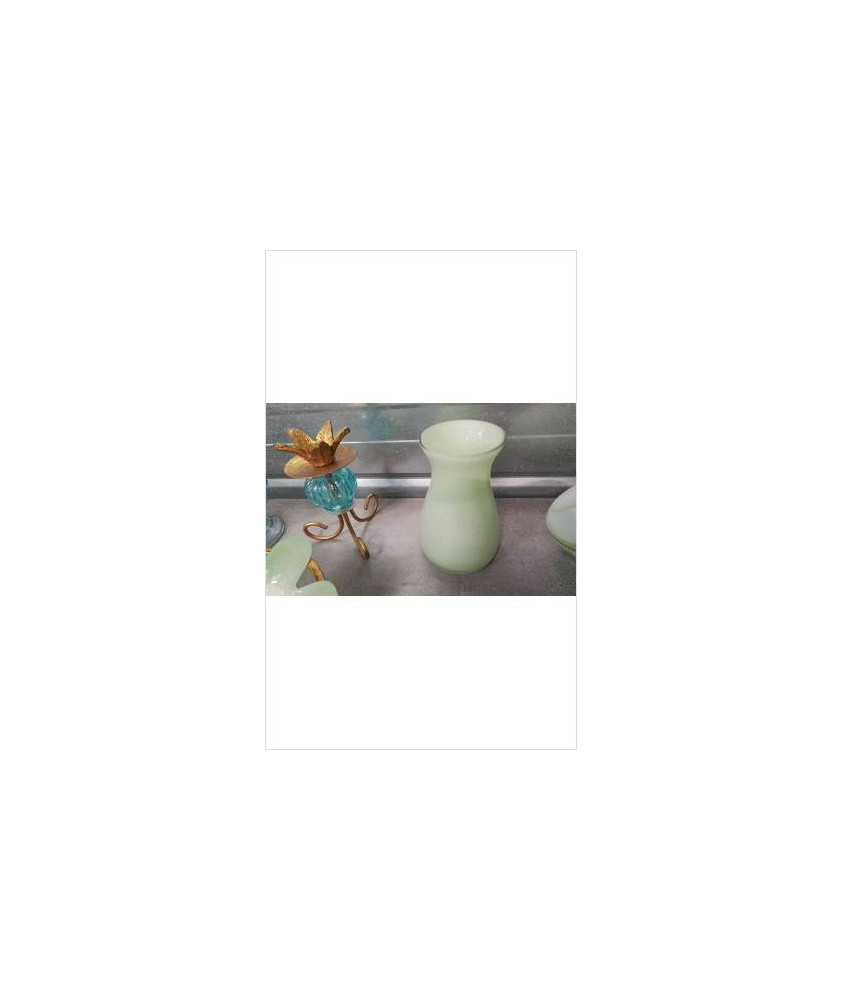 VASE BULBE VERT