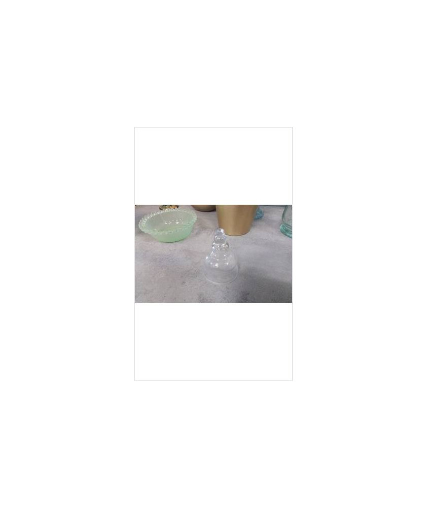DECO CLOCHE VERRE PM