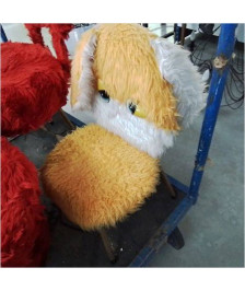 CHAISE ENFANT ORANGE LAPIN