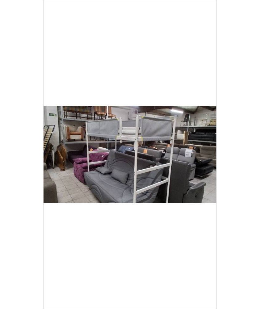LIT MZENANINE + MATELAS +VISSERIE