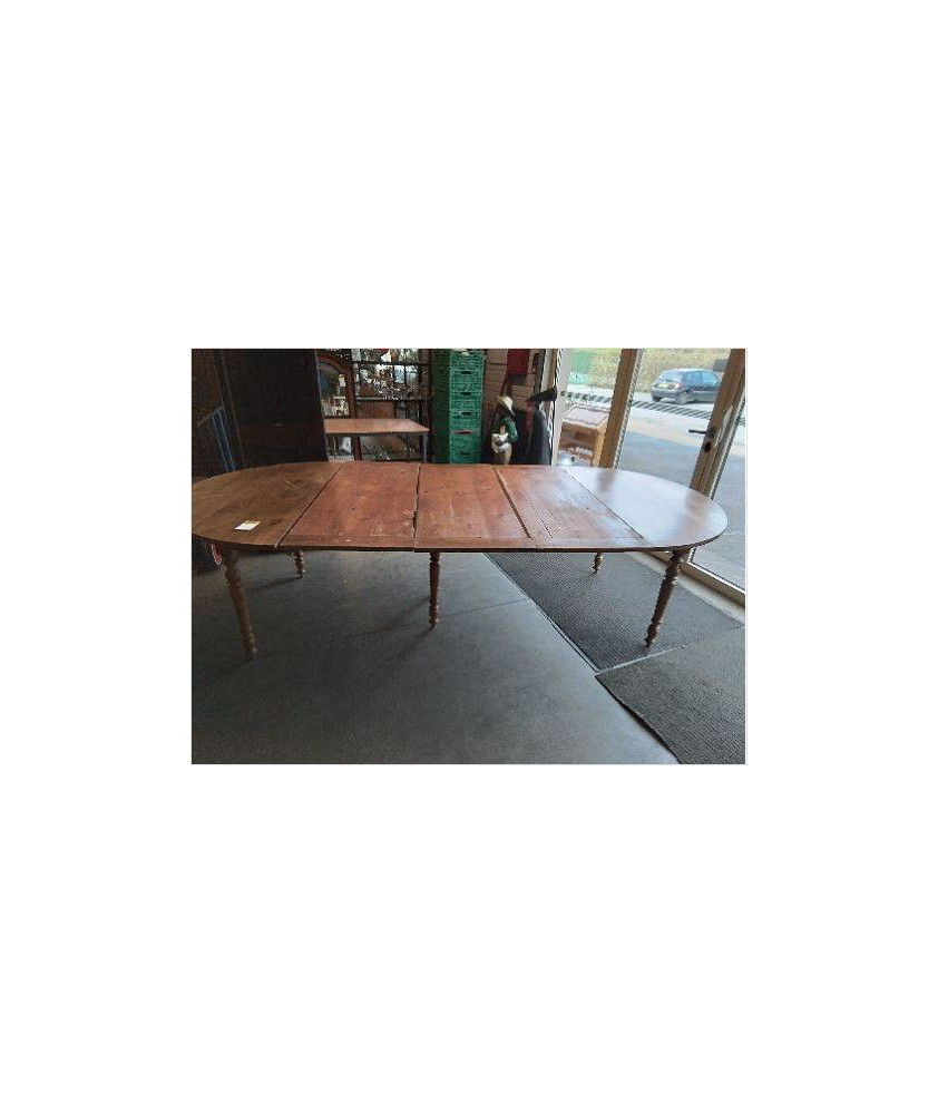 TABLE RONDE A ABATTANTS LOUIS PHILIPPE PIEDS JACOB 130 CM 3 RALLONGES DE 50 CM TABLE RONDE A ABATTANTS LOUIS PHILIPPE PIEDS JACOB 130 CM 3 RALLONGES DE 50 CM