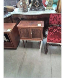 MEUBLE BOIS 2 PORTES 1 ABATTANT ANNÉES 60