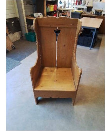 FAUTEUIL PIN AUX DOSSIER